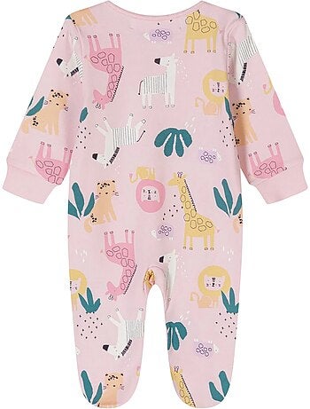 Minoti - Grenouillères manches longues motif/style animaux - Bébé fille