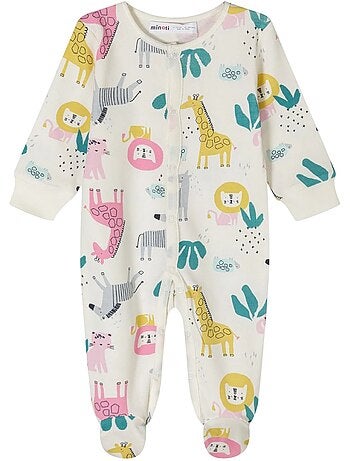 Minoti - Grenouillères manches longues motif/style animaux - Bébé fille