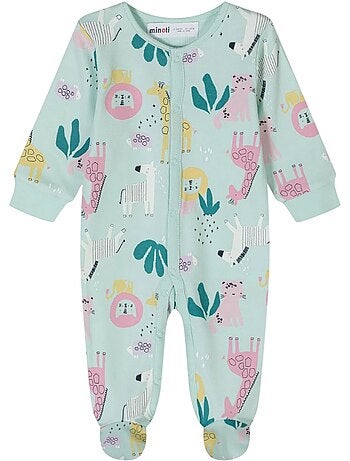 Minoti - Grenouillères manches longues motif/style animaux - Bébé fille