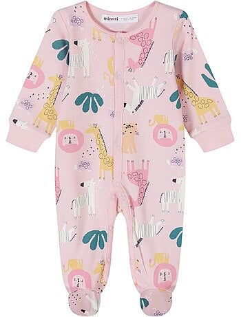 Minoti - Grenouillères manches longues motif/style animaux - Bébé fille