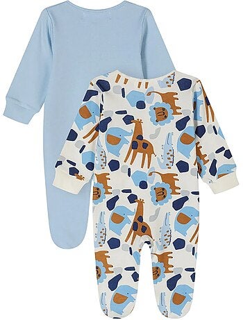Minoti - Grenouillères manches longues motif/style animaux - Bébé garçon