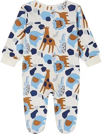 Minoti - Grenouillères manches longues motif/style animaux - Bébé garçon
