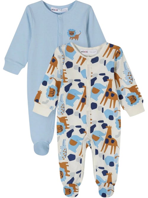 Minoti - Grenouillères manches longues motif/style animaux - Bébé garçon - Kiabi
