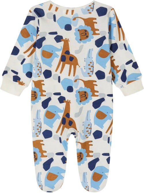 Minoti - Grenouillères manches longues motif/style animaux - Bébé garçon - Kiabi