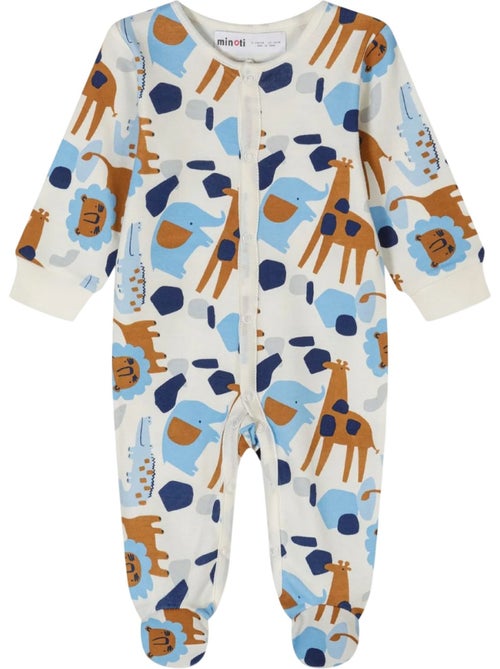 Minoti - Grenouillères manches longues motif/style animaux - Bébé garçon - Kiabi