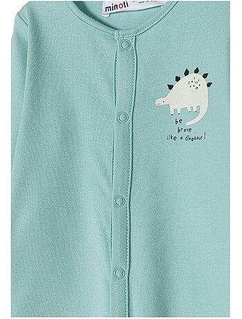 Minoti - Grenouillères manches longues motif/style dinosaures - Bébé garçon