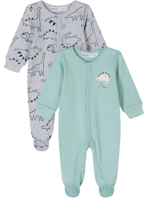 Minoti - Grenouillères manches longues motif/style dinosaures - Bébé garçon - Kiabi Minoti - Grenouillères manches longues motif/style dinosaures - Bébé garçon - Kiabi