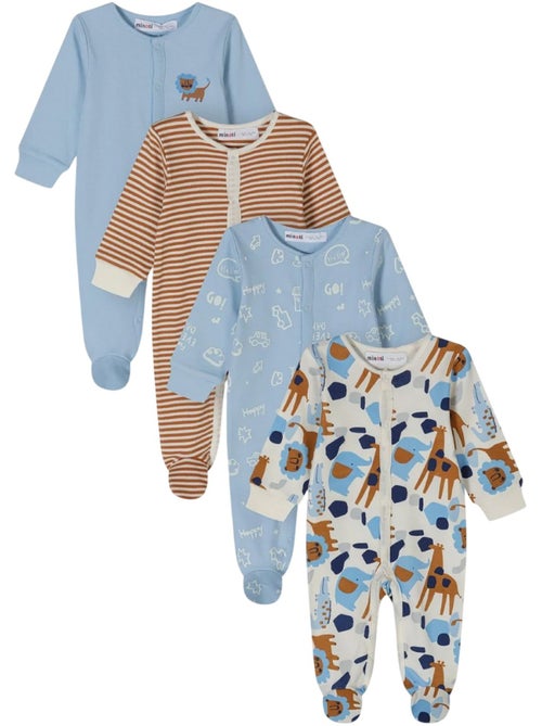 Minoti - Grenouillères manches longues motif/style imprimé - Bébé garçon - Kiabi