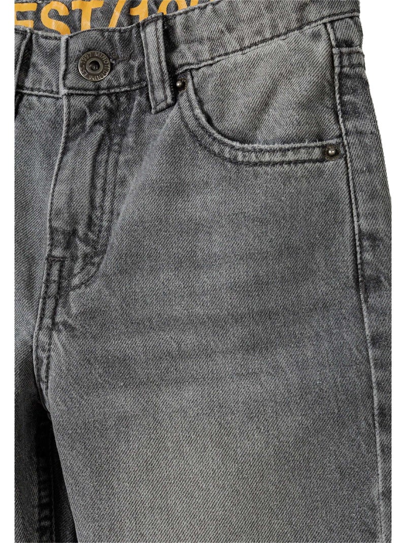 Minoti - Jean RIP & REPAIR Gris - Kiabi