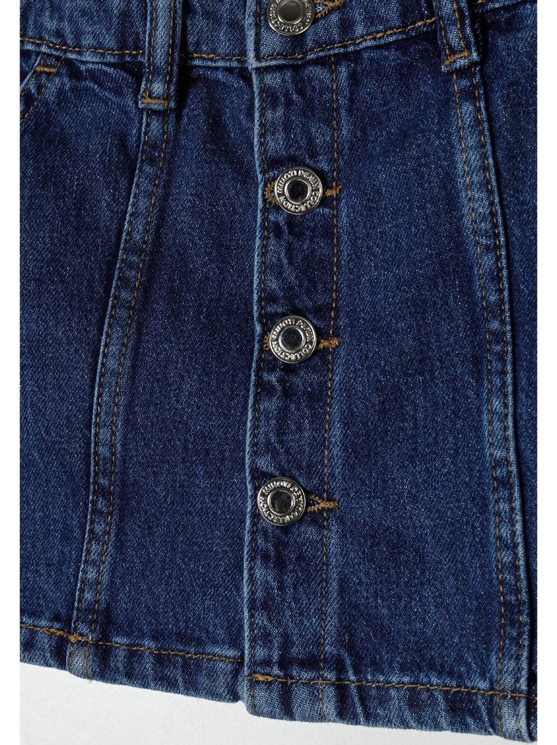 Minoti - Jupe motif/style uni Bleu marine - Kiabi