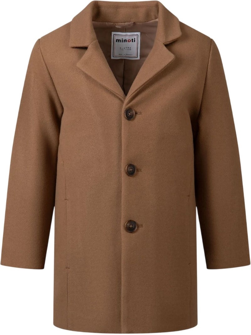 Minoti - Manteau motif/style À revers Beige - Kiabi