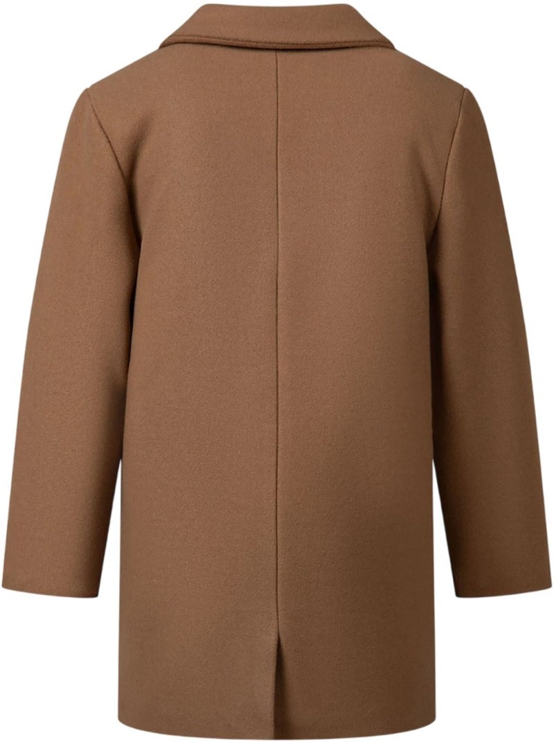 Minoti - Manteau motif/style À revers Beige - Kiabi