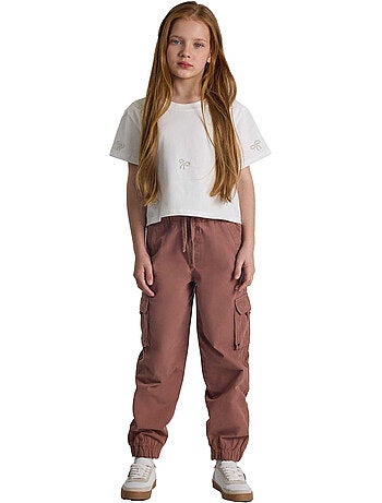 Minoti - Pantalon à poches motif/style uni