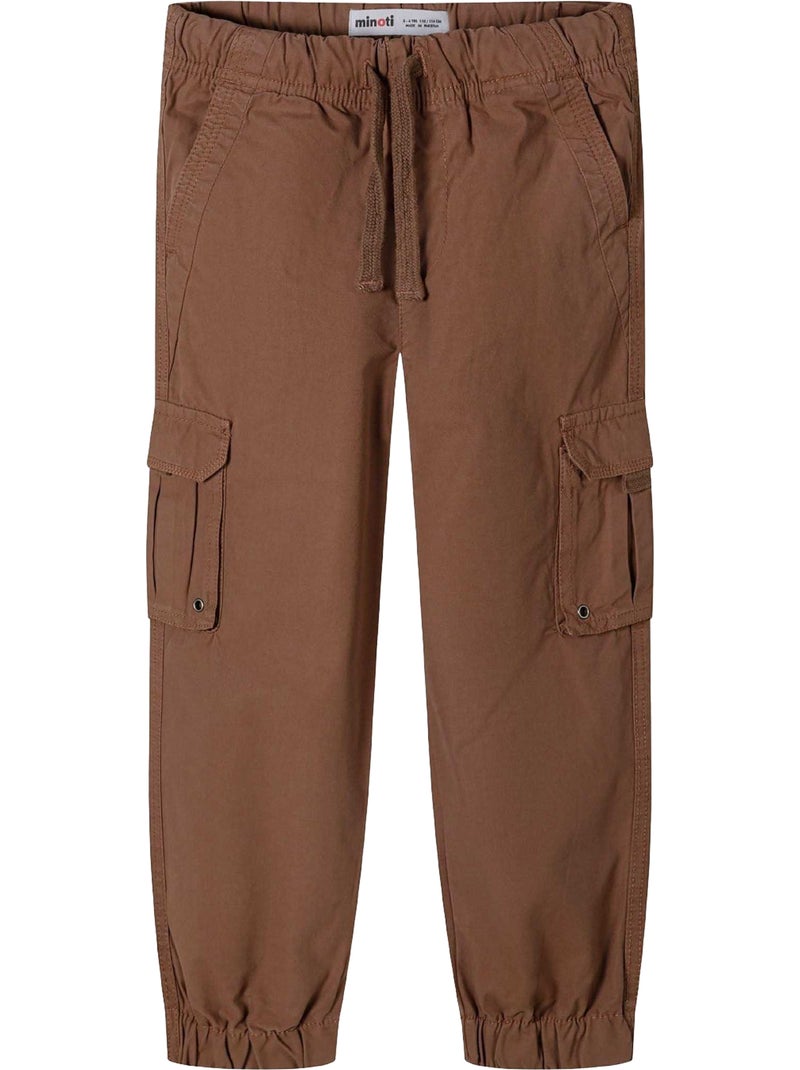 Minoti - Pantalon à poches motif/style uni Cuivre - Kiabi