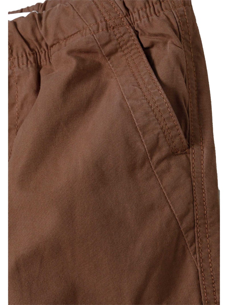 Minoti - Pantalon à poches motif/style uni Cuivre - Kiabi