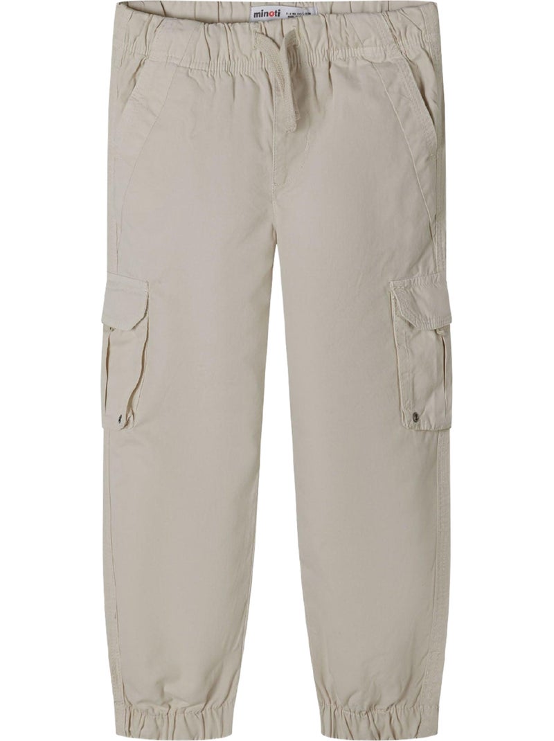 Minoti - Pantalon à poches motif/style uni Gris clair - Kiabi