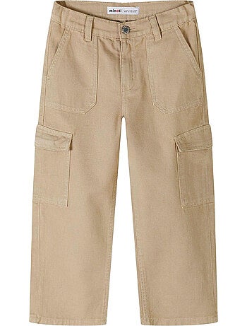 Minoti - Pantalon de combat motif/style uni