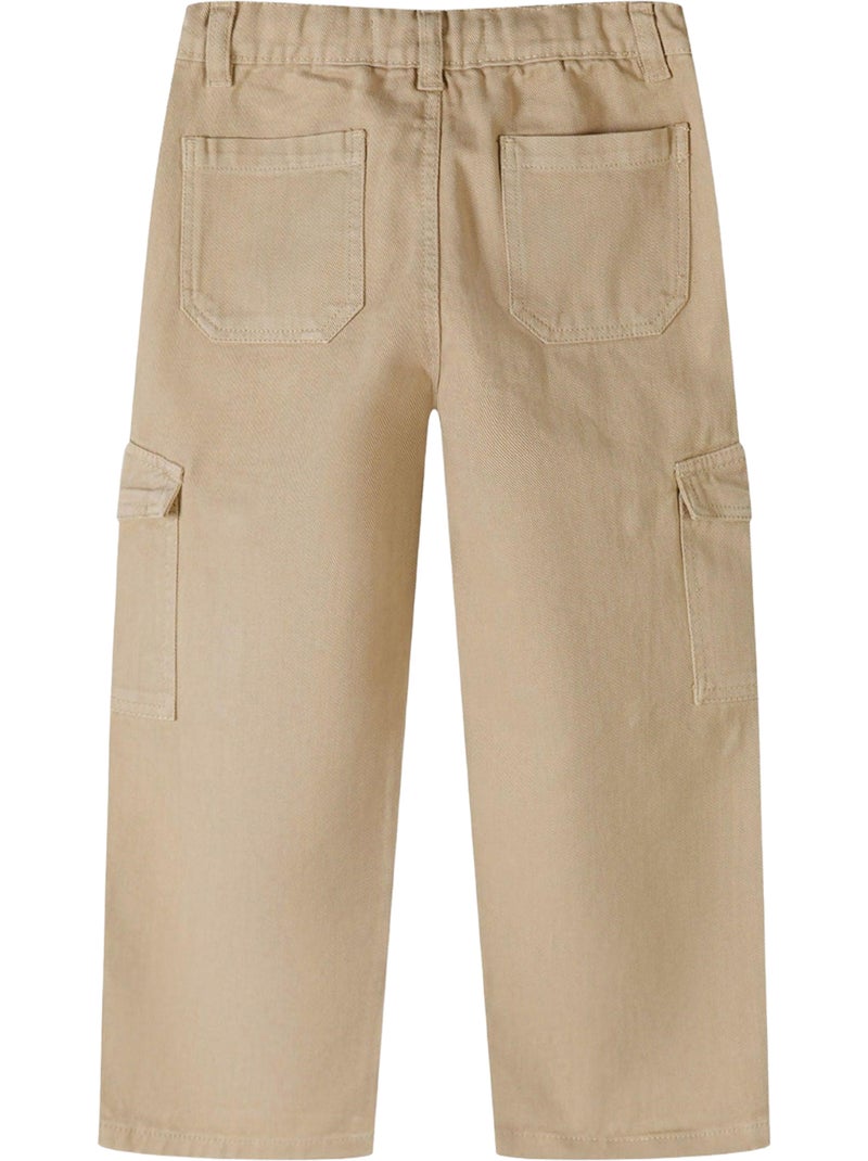 Minoti - Pantalon de combat motif/style uni Marron clair - Kiabi