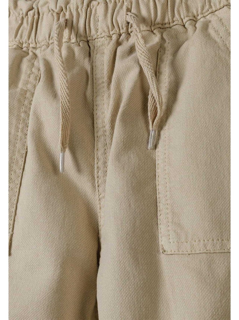 Minoti - Pantalon de combat motif/style uni Marron clair - Kiabi