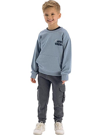 Minoti - Pantalon de jogging à poches motif/style écusson