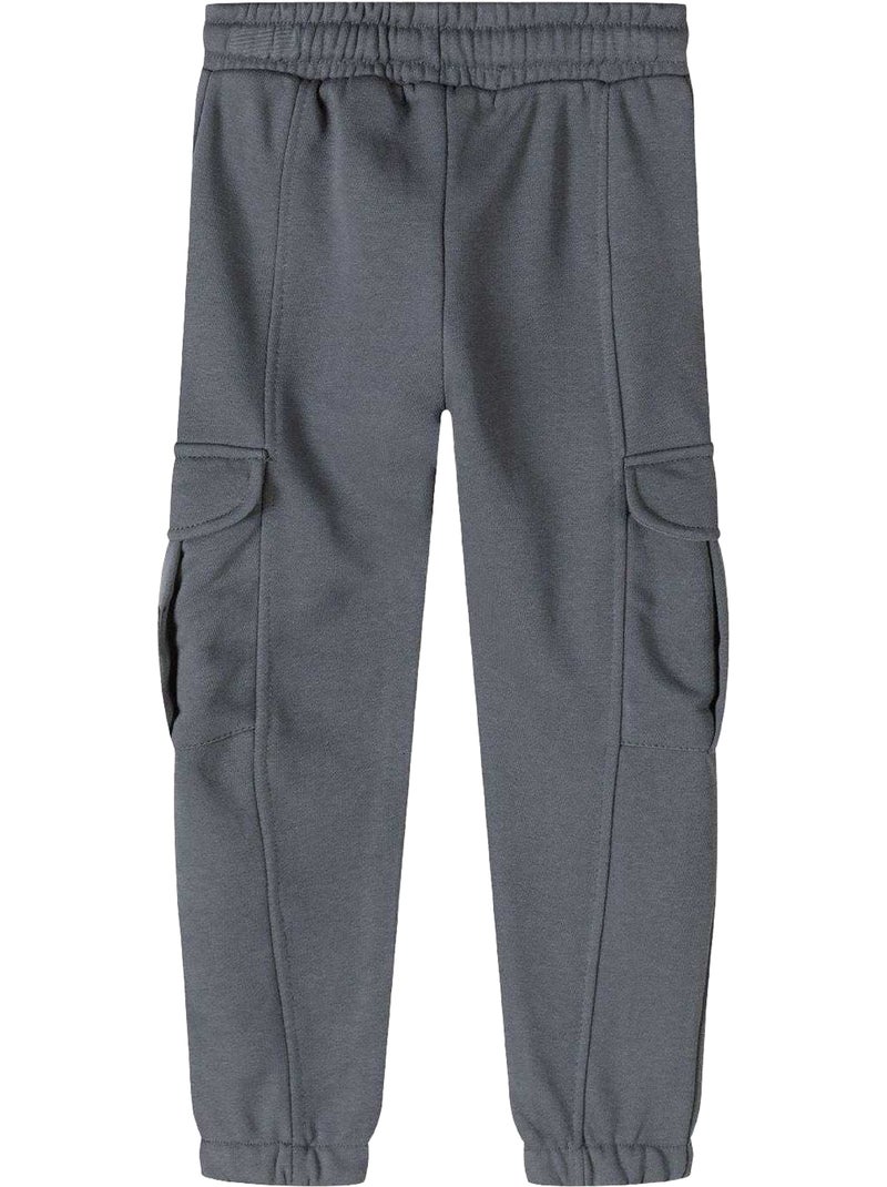 Minoti - Pantalon de jogging à poches motif/style écusson Gris - Kiabi