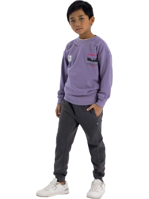 Minoti - Pantalon de jogging motif/style petit logo - Kiabi