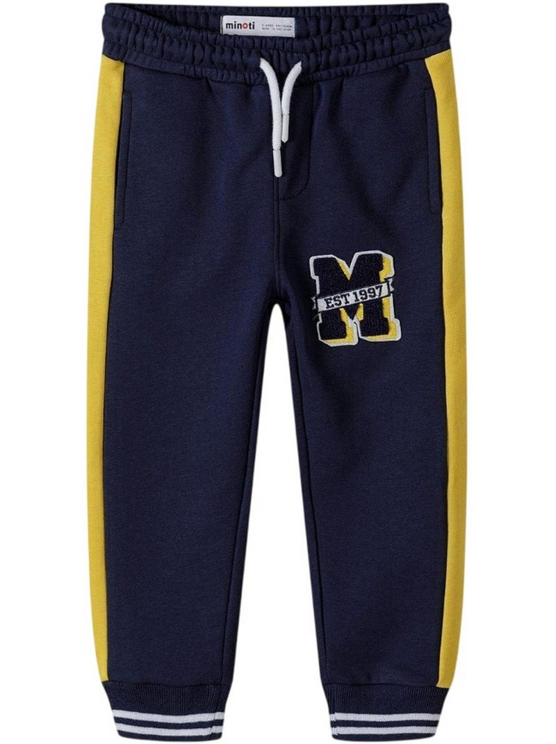 Minoti - Pantalon de jogging motif/style rayé Bleu - Kiabi