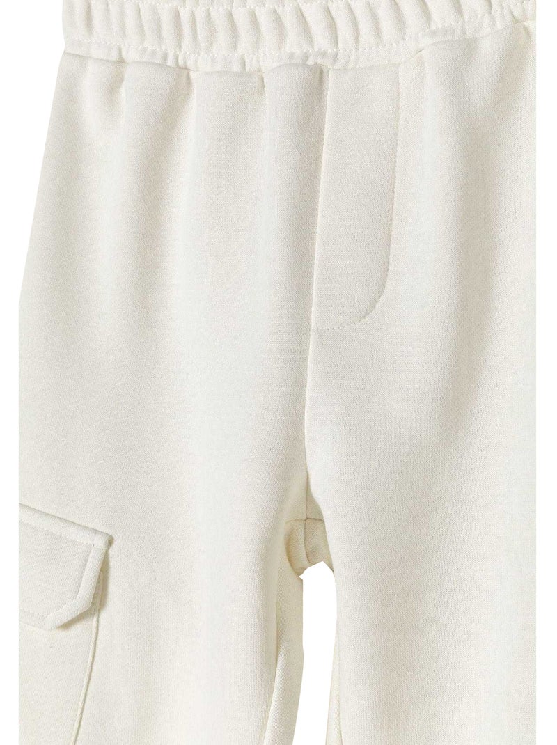 Minoti - Pantalon de jogging motif/style uni Blanc - Kiabi