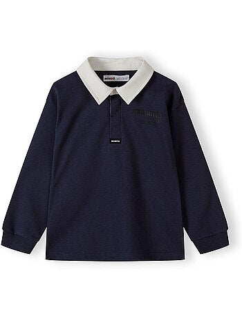 Minoti - Polo manches longues motif/style imprimé