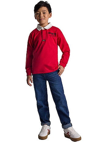 Minoti - Polo manches longues motif/style imprimé