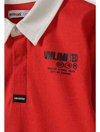 Minoti - Polo manches longues motif/style imprimé