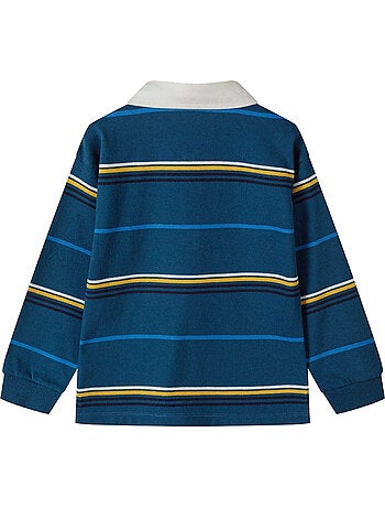 Minoti - Polo manches longues motif/style rayé