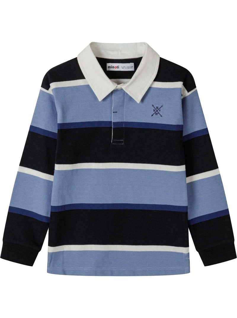 Minoti - Polo motif/style rayé Bleu - Kiabi