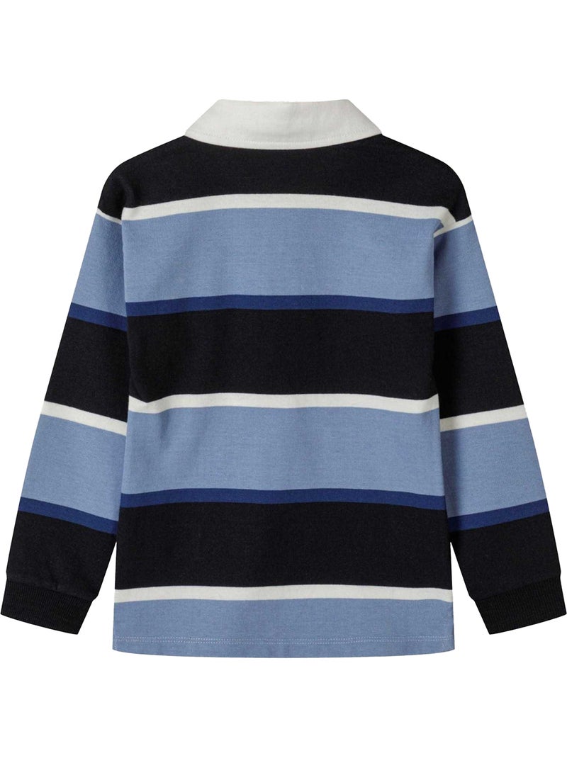 Minoti - Polo motif/style rayé Bleu - Kiabi