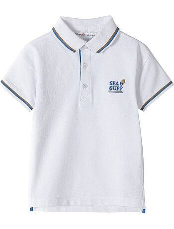 Minoti - Polo motif/style Rayure contrastée sur bord