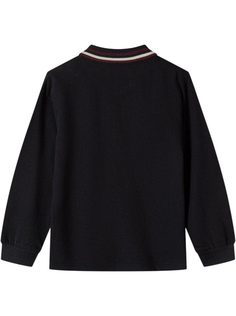 Minoti - Polos manches longues Marron - Kiabi