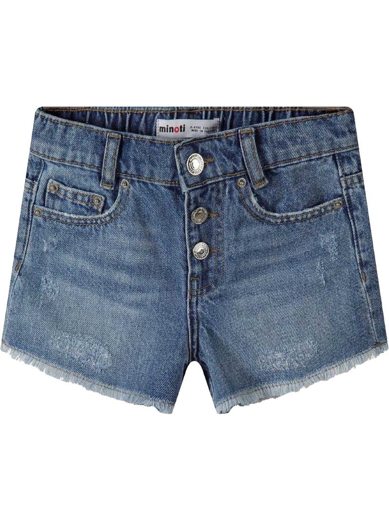Minoti - Short Bleu - Kiabi