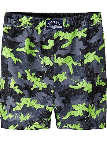 Minoti - Short de bain motif/style camouflage abstrait
