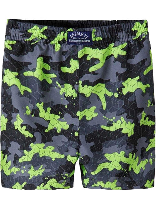 Minoti - Short de bain motif/style camouflage abstrait - Kiabi Minoti - Short de bain motif/style camouflage abstrait - Kiabi