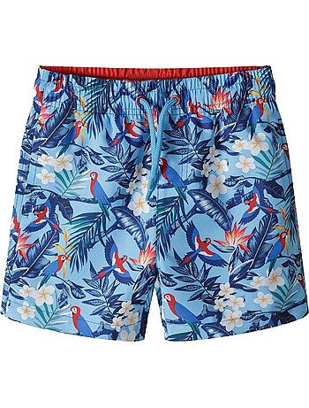 Minoti - Short de bain motif/style fleurs et feuilles