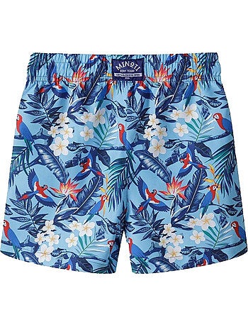Minoti - Short de bain motif/style fleurs et feuilles