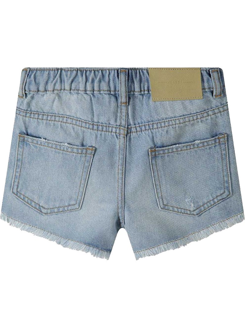 Minoti - Short motif/style uni Bleu - Kiabi