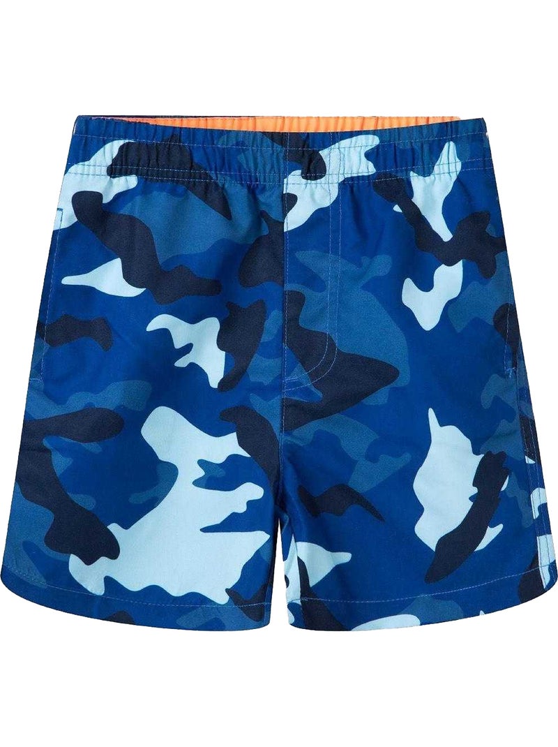 Minoti - Shorts de bain motif/style uni Bleu - Kiabi