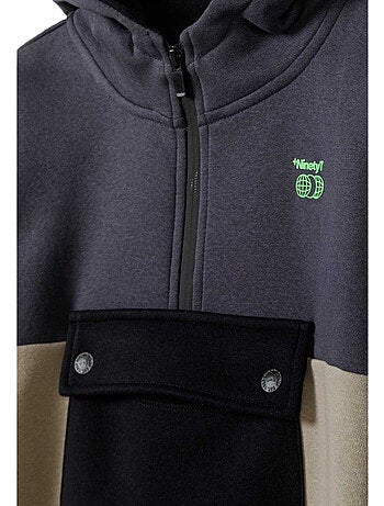 Minoti - Sweat à capuche motif/style blocs de couleurs