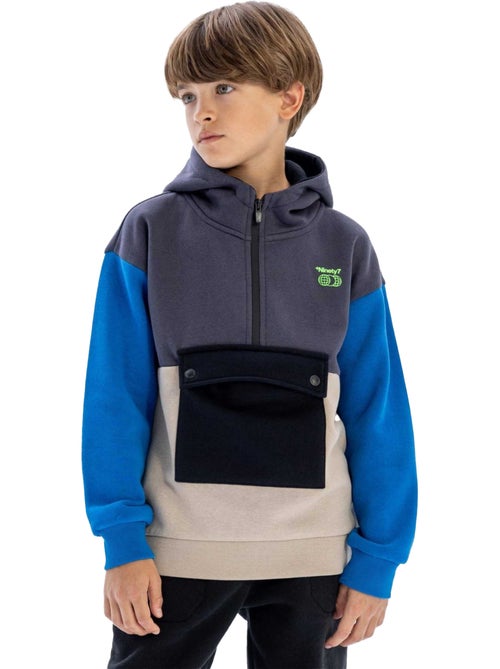 Minoti - Sweat à capuche motif/style blocs de couleurs - Kiabi Minoti - Sweat à capuche motif/style blocs de couleurs - Kiabi
