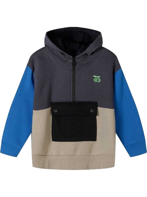 Minoti - Sweat à capuche motif/style blocs de couleurs - Kiabi Minoti - Sweat à capuche motif/style blocs de couleurs - Kiabi