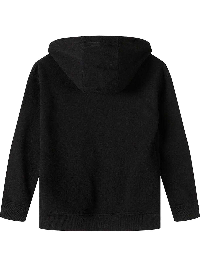 Minoti - Sweat à capuche motif/style imprimé Noir - Kiabi