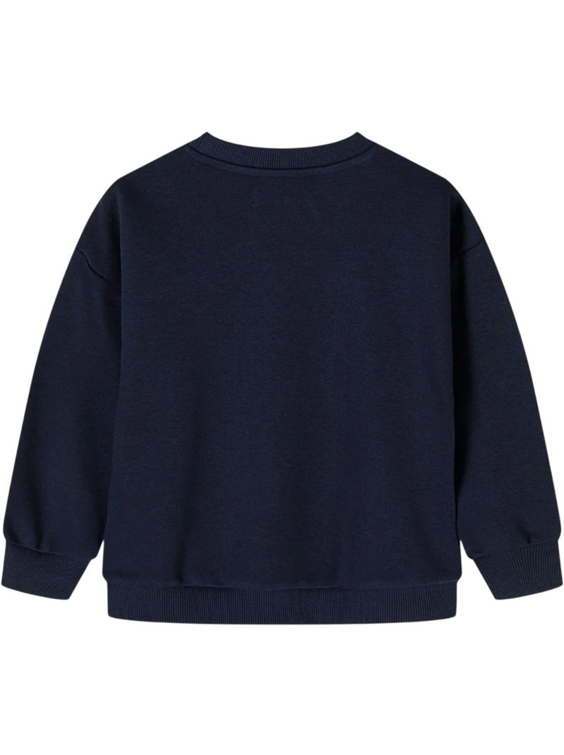 Minoti - Sweat motif/style imprimé Bleu foncé - Kiabi