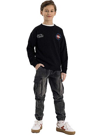 Minoti - Sweat motif/style imprimé graphique