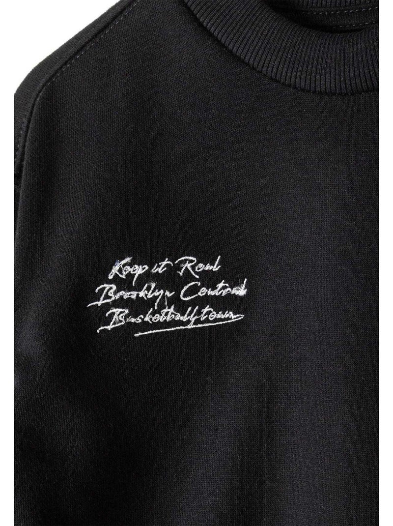 Minoti - Sweat motif/style imprimé graphique Noir - Kiabi